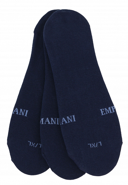 Носки-следки с логотипом  EMPORIO ARMANI - ИТАЛИЯ