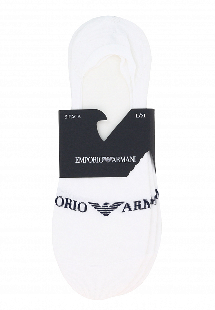 Носки-следки с логотипом  EMPORIO ARMANI