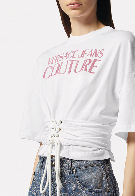 Топ VERSACE JEANS COUTURE  - Хлопок - цвет белый