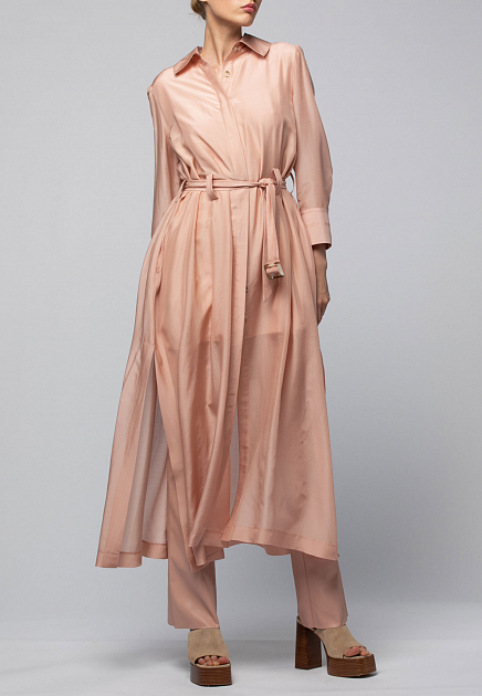 Платье MAX&MOI  - Лиоцелл, Шелк - цвет розовый