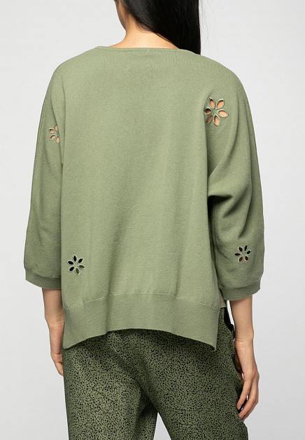 Пуловер MAX&MOI  - Шерсть, Кашемир - цвет зеленый