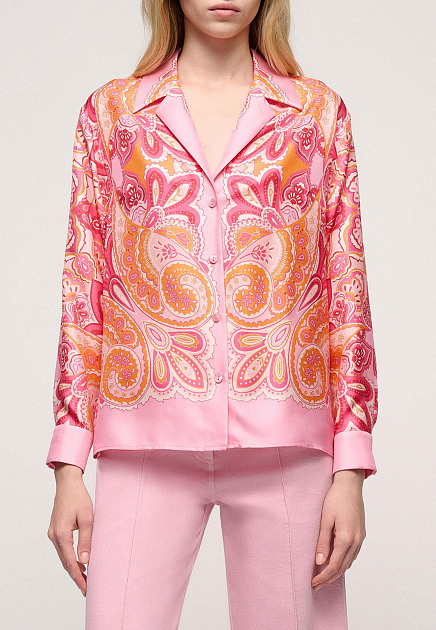 Блуза LUISA SPAGNOLI  - Шелк - цвет розовый