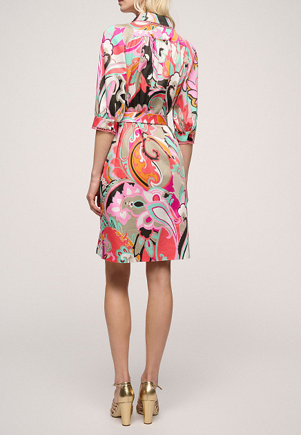 Платье LUISA SPAGNOLI  - Хлопок - цвет разноцветный