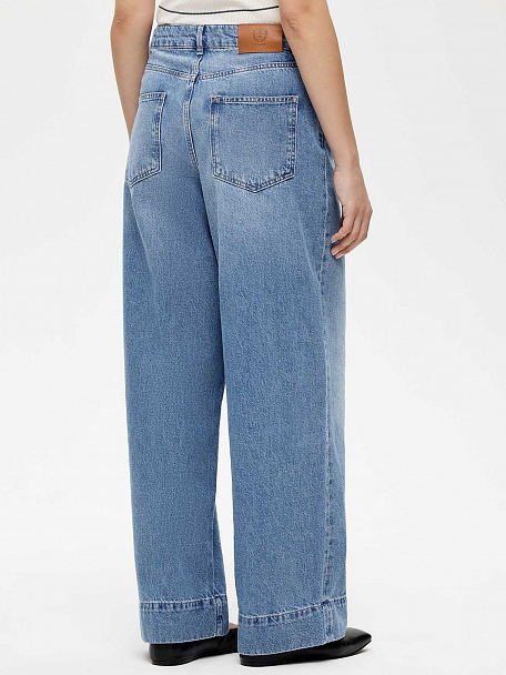 Широкие хлопковые джинсы LUSIO  25 размера - цвет синий