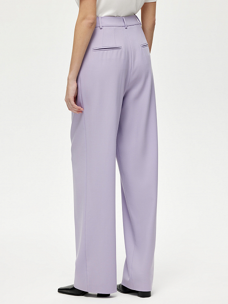 Костюмные брюки с шерстью LUSIO  XS размера - цвет фиолетовый