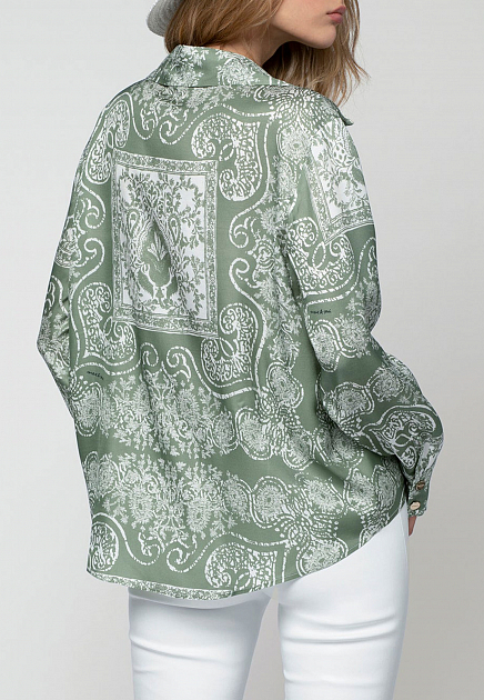 Блуза MAX&MOI  - Вискоза - цвет зеленый