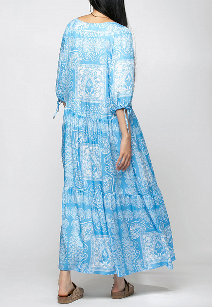 Платье MAX&MOI  - Вискоза - цвет голубой
