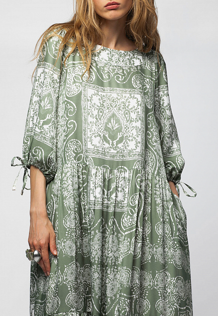 Платье MAX&MOI  - Вискоза - цвет зеленый