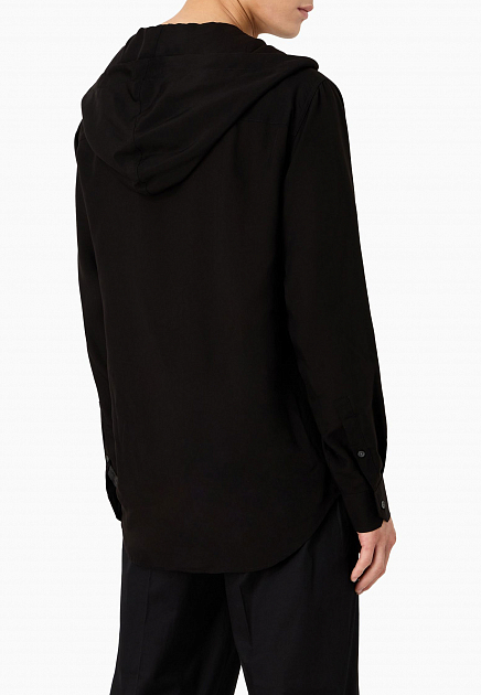 Рубашка EMPORIO ARMANI  - Лиоцелл - цвет черный