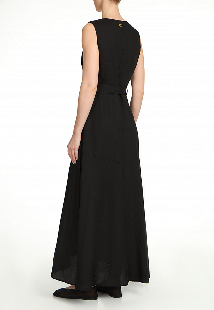 Платье TWINSET Milano  - Лиоцелл - цвет черный
