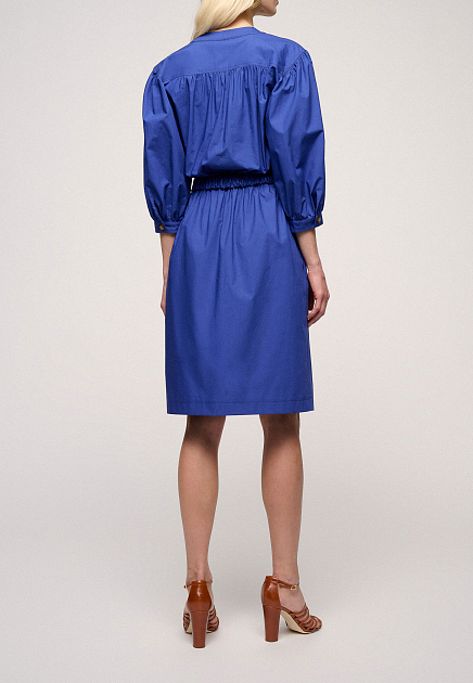 Платье LUISA SPAGNOLI  - Хлопок - цвет синий