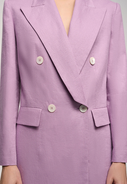 Жакет от костюма LUISA SPAGNOLI  - Лён - цвет фиолетовый