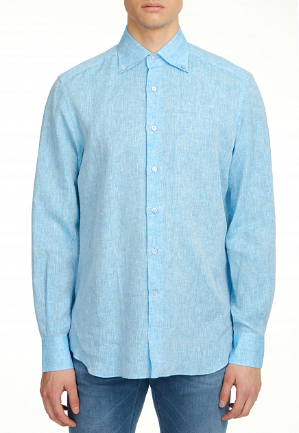 Рубашка STEFANO RICCI  40 размера - цвет голубой