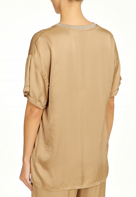 Блуза ERMANNO FIRENZE  - Вискоза - цвет бежевый