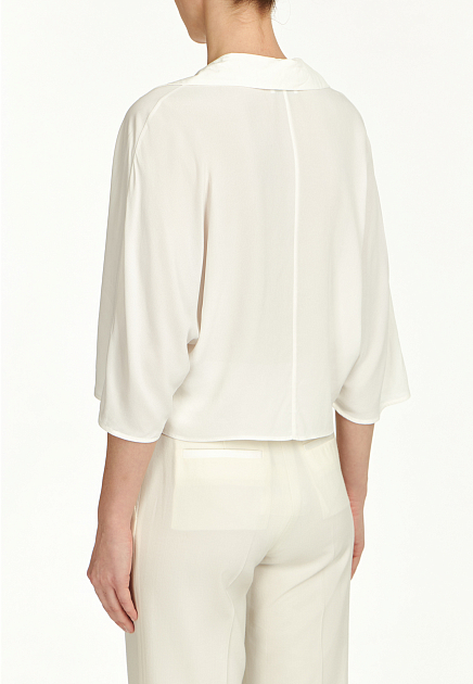 Блуза PATRIZIA PEPE  - Вискоза - цвет белый