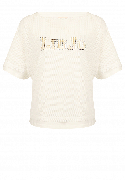 Двойная футболка с логотипом LIU JO
