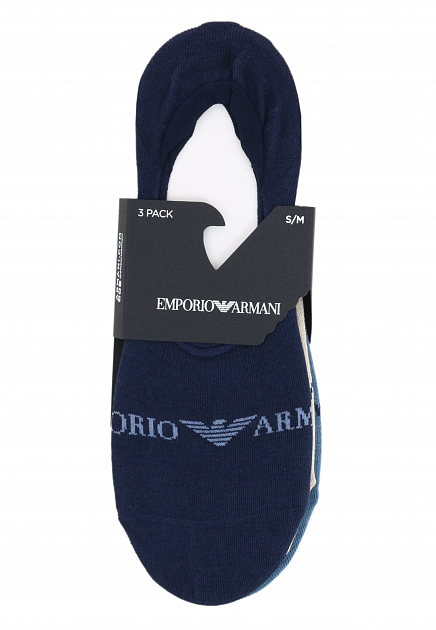 Носки-следки с логотипом EMPORIO ARMANI
