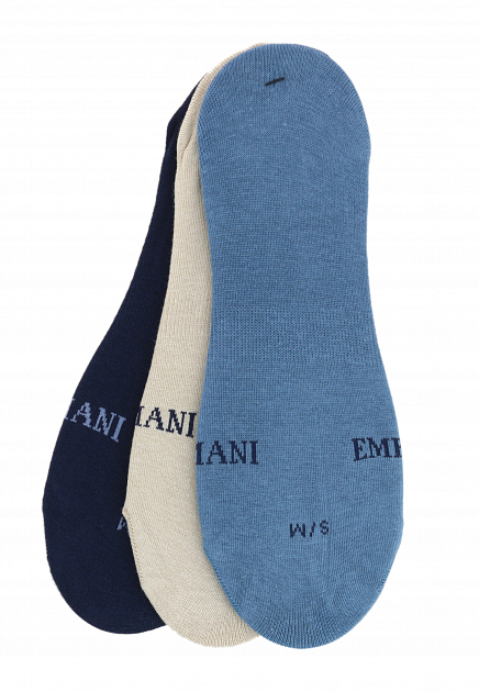 Носки-следки с логотипом EMPORIO ARMANI - ИТАЛИЯ