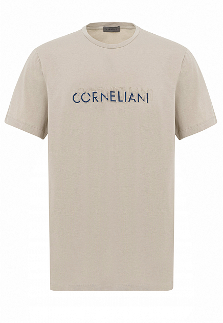 Футболка с логотипом  CORNELIANI