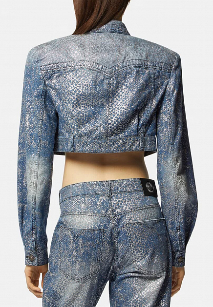 Укороченная джинсовая куртка VERSACE JEANS COUTURE - ИТАЛИЯ