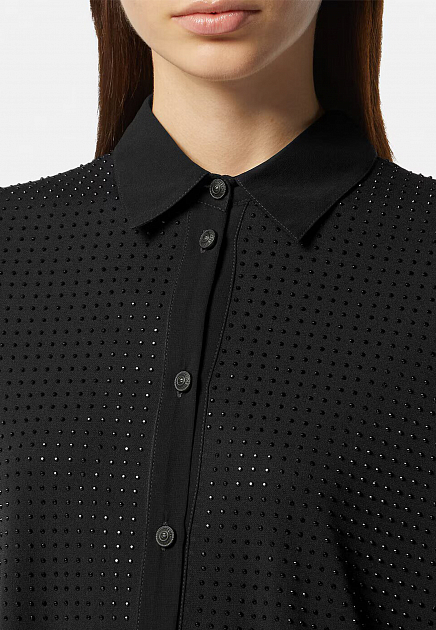 Рубашка VERSACE JEANS COUTURE  - Полиэстер - цвет черный