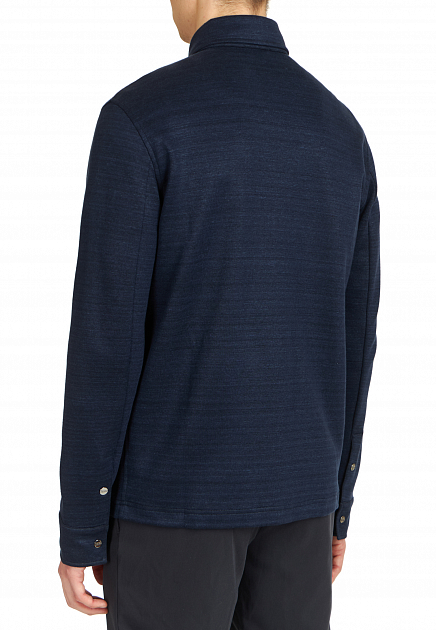 Куртка HERNO  - Полиамид, Лён - цвет синий