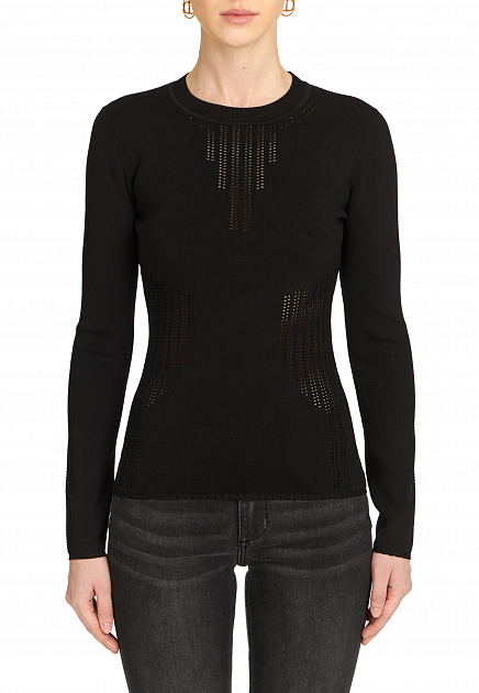 Пуловер PATRIZIA PEPE  - Вискоза, Полиамид - цвет черный