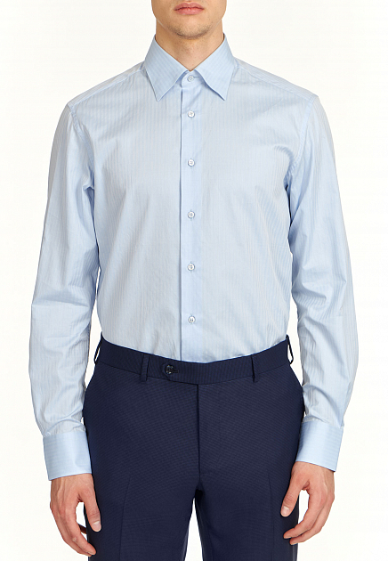 Рубашка STEFANO RICCI  39 размера - цвет голубой