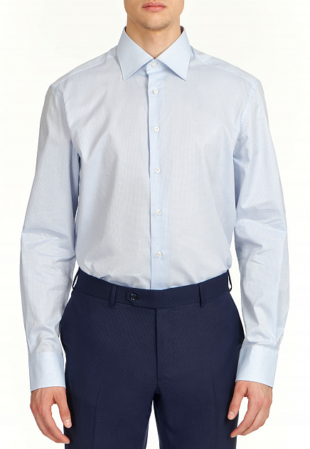 Рубашка STEFANO RICCI  42 размера - цвет голубой