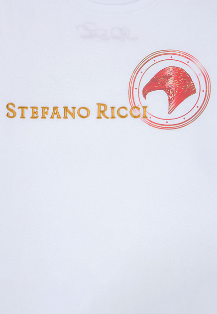 Футболка STEFANO RICCI  S размера - цвет белый