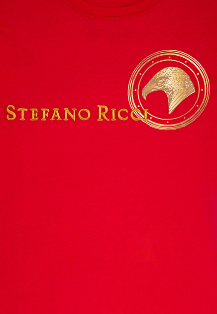 Футболка STEFANO RICCI  S размера - цвет красный