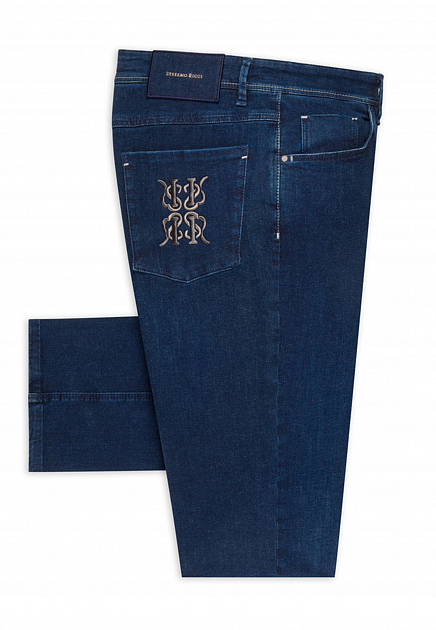Прямые джинсы с вышивкой STEFANO RICCI