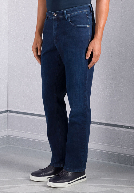 Прямые джинсы с вышивкой STEFANO RICCI - ИТАЛИЯ