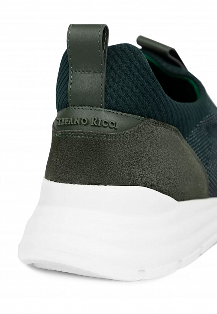 Ботинки STEFANO RICCI  - Текстиль - цвет зеленый