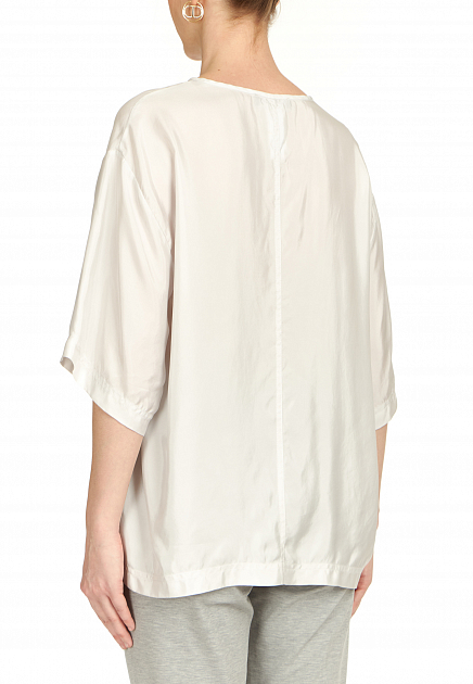Блуза FABIANA FILIPPI  - Вискоза, Купро - цвет белый