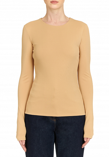 Пуловер JIL SANDER  - Вискоза - цвет бежевый