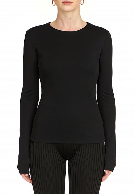 Пуловер JIL SANDER  - Вискоза - цвет черный