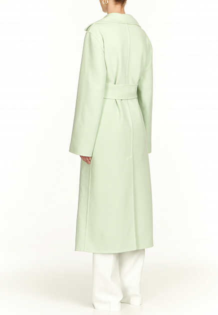 Пальто JIL SANDER  - Шерсть - цвет зеленый