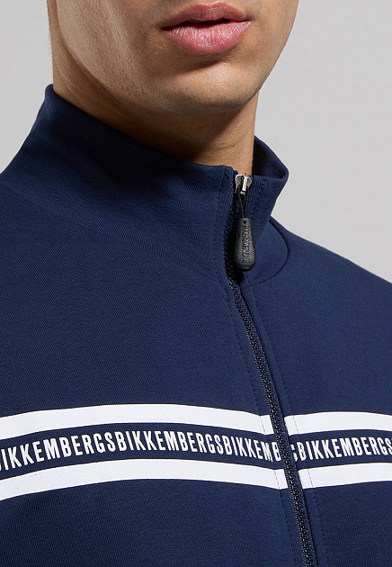 Олимпийка BIKKEMBERGS  - Хлопок - цвет синий