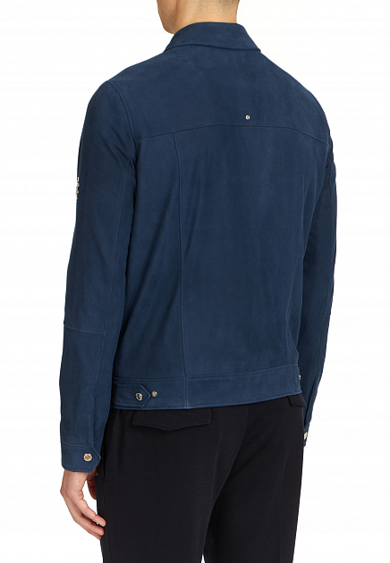 Куртка STEFANO RICCI  - Кожа - цвет синий