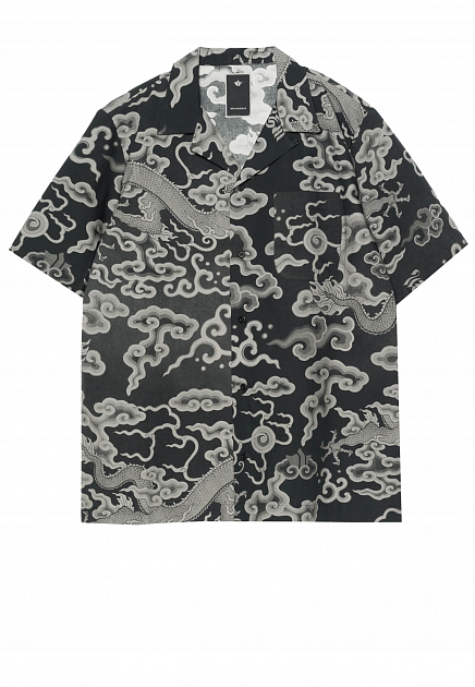 Рубашка с принтом из органического хлопка  MAHARISHI