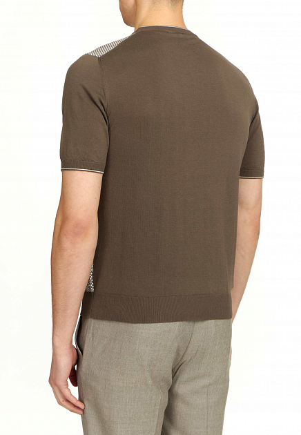 Пуловер DORIANI  - Хлопок - цвет коричневый