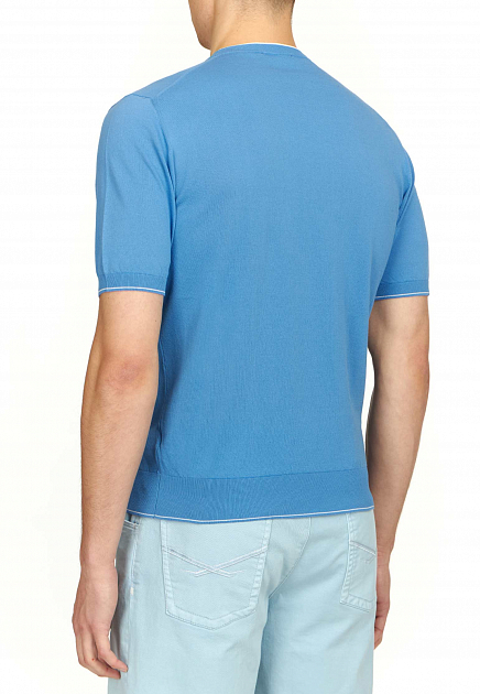 Пуловер DORIANI  - Хлопок - цвет голубой