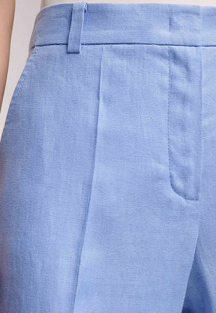 Брюки LUISA SPAGNOLI  - Лён - цвет голубой