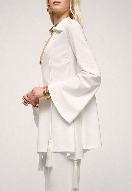 Блуза LUISA SPAGNOLI  - Вискоза - цвет белый