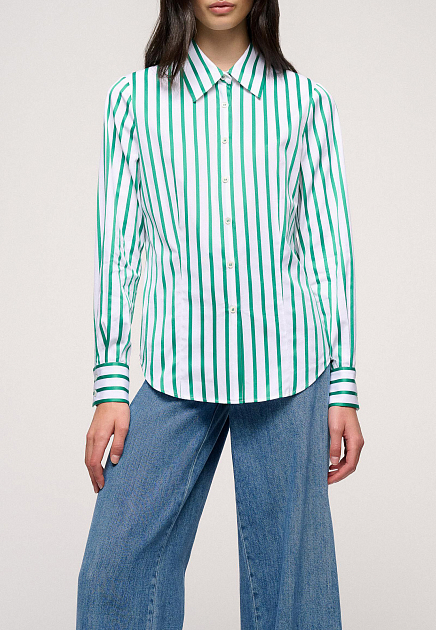 Рубашка LUISA SPAGNOLI  - Хлопок - цвет зеленый