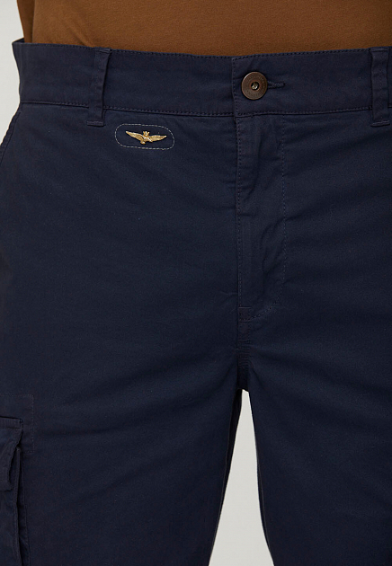 Спортивные брюки AERONAUTICA MILITARE  - Хлопок - цвет синий