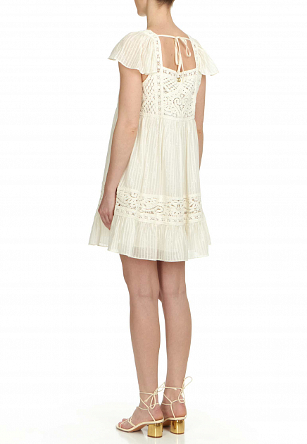 Платье TWINSET Milano  - Хлопок - цвет бежевый