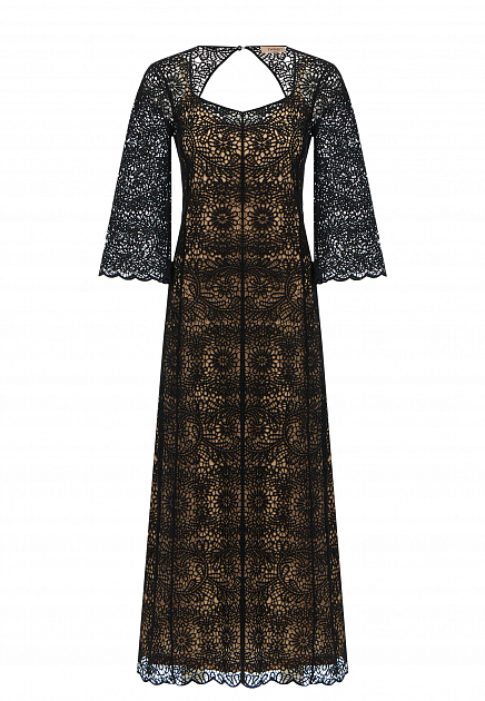 Платье с ажурным кружевом TWINSET Milano