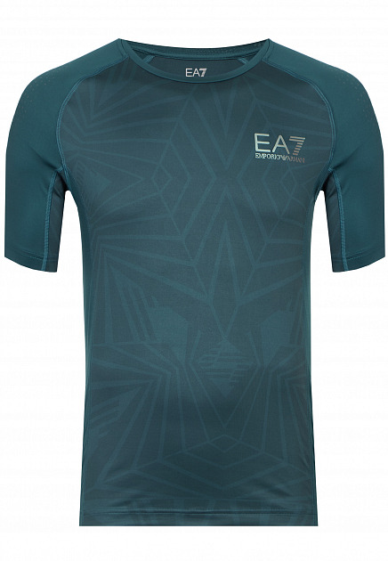 Спортивная футболка с принтом EA7